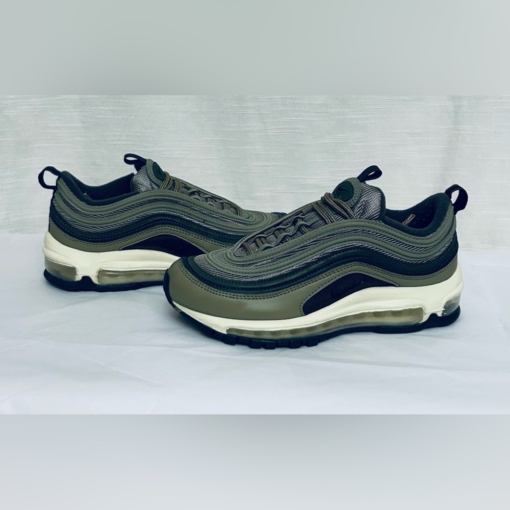 Nike Women's Air Max 97 Neutral Olive Green Comfy Athletic Sneakers